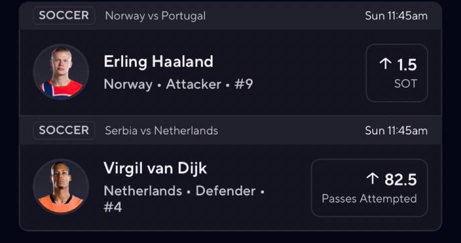 ParlayQween09's tweet photo. UEFA Nations League 3x ⚽️

We don’t have overthink things

Plenty more slips in DUBCLUB

https://t.co/cKM4f6Ocs3

#NBA 🏀 | #WNBA | #CBB 🏀 |  #PrizePicks 🔐 | #PROPS | #mlbthreads📋 | #trending| #MLB ⚾ | #Gambling𝕏 | #Parlay
#Sportsbetting #NFL   
#DraftKings  #Fanduel https://t.co/fZr77NnNMW