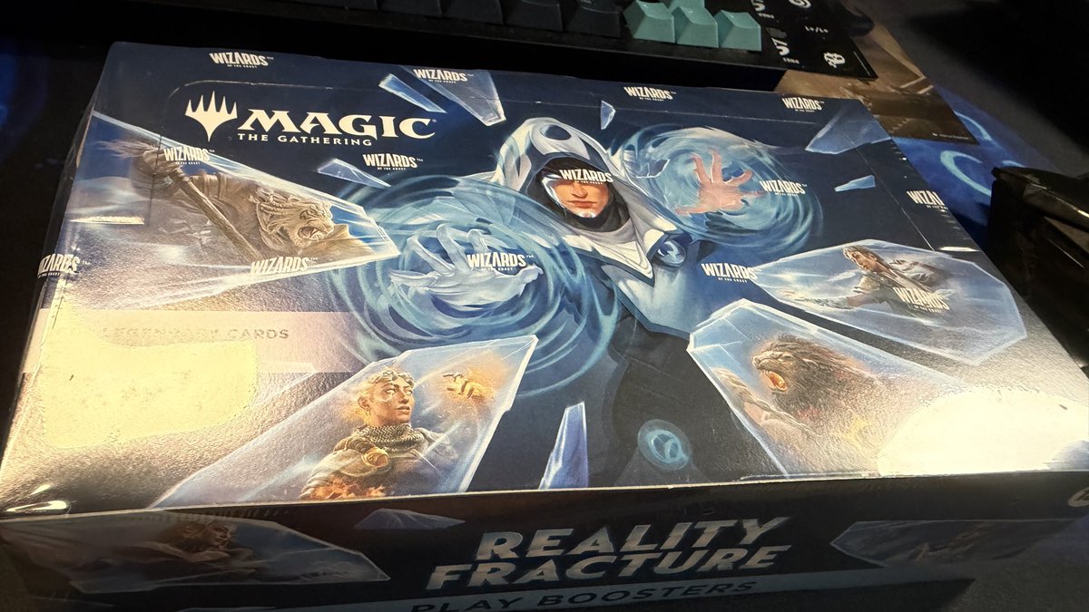 tribalcast's tweet photo. Reality Fracture

Addicted to cardboard crack, because this set is too good.

#realityfracture #mtgboosterbox #mtg #magicthegathering https://t.co/M38Lz8dV3b