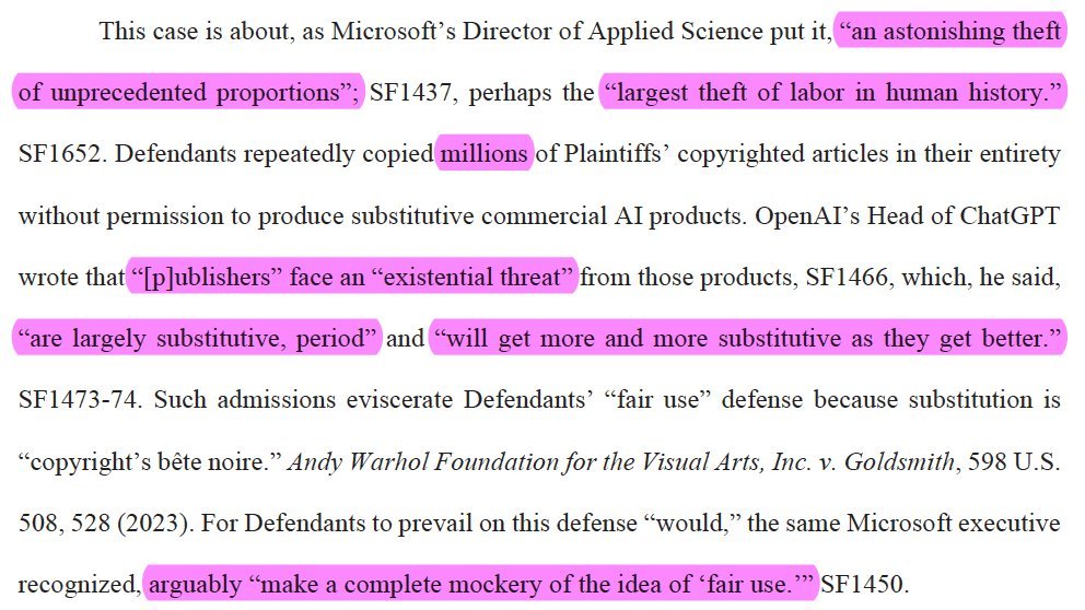 JoeWilsonEQ1's tweet photo. Some guy on twitter: training ai on your work without your consent isn’t theft

The actual people who train ai: this is the largest theft of labor in human history https://t.co/cTRg5bT8dW