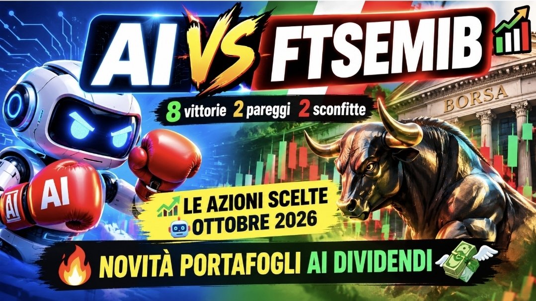 RE_DI_DIVIDENDI's tweet photo. ๐๐ค Avete segnato i prezzi di carico delle nuove azioni scelte dall' intelligenza artificiale di #InvestingPro ? Novitร portafogli a #dividendi
๐ค con il mio link sconto cumulativo del 15%
https://t.co/5kWMdbUalH https://t.co/b5ayKOyBpB