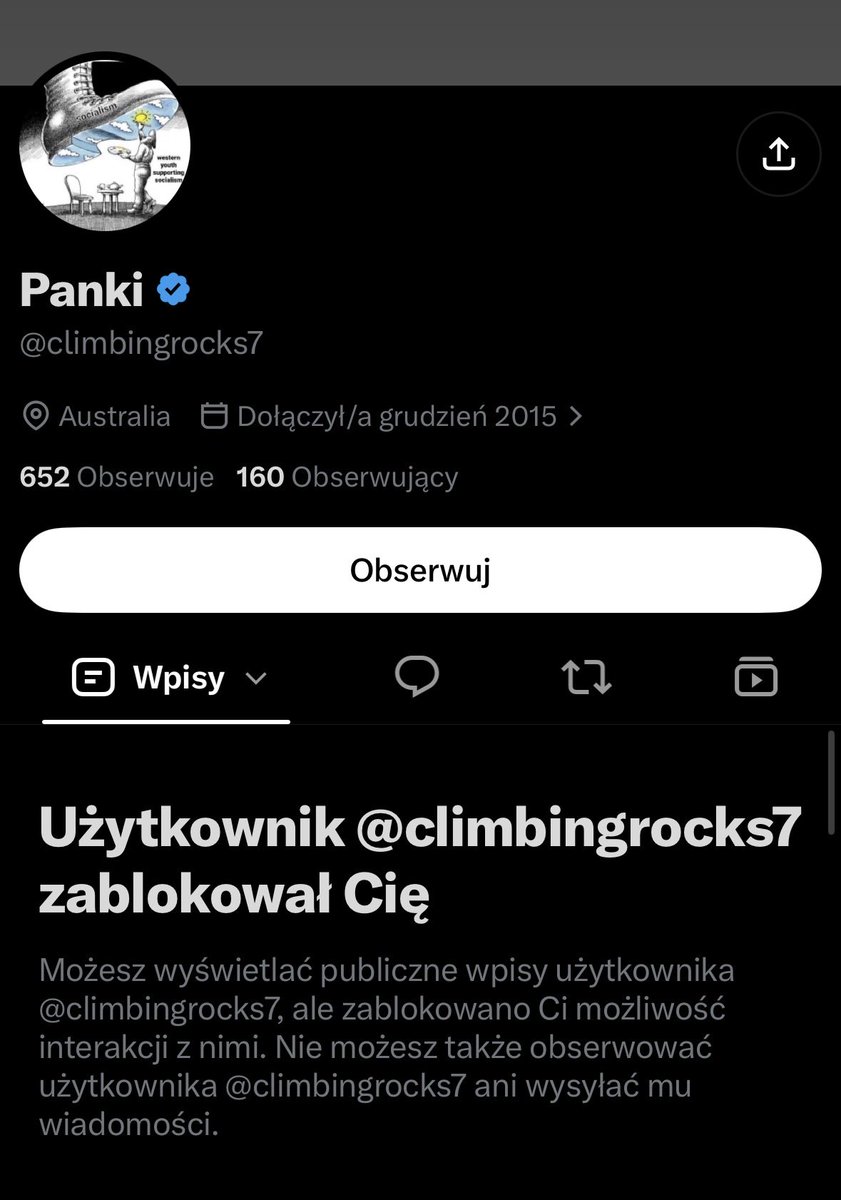 GolNewsPlus's tweet photo. Czy blok od takiego kretyna to mój pierwszy duży sukces na tej platformie? Nie wiem, choć się domyślam @climbingrocks7 https://t.co/BEQSLrpviP