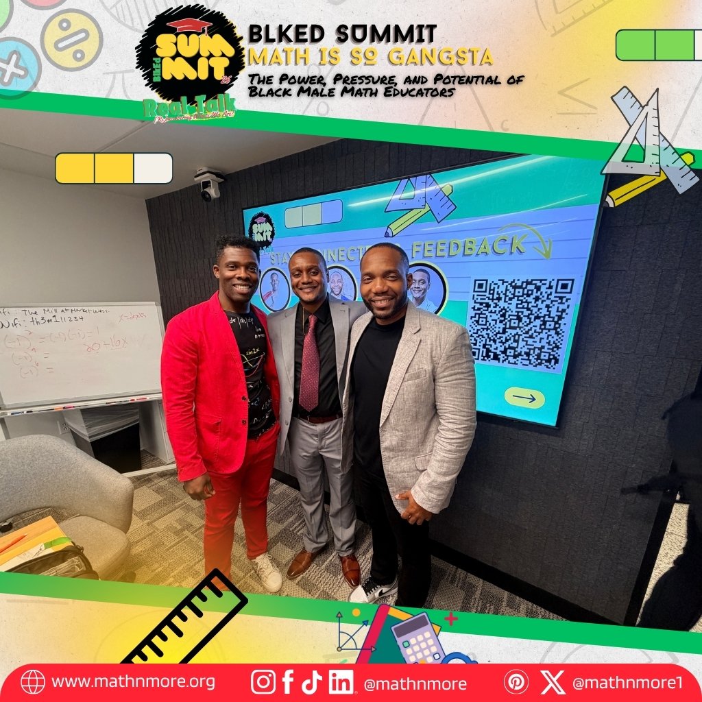MathNMore1's tweet photo. RECAP 🎤🔥 #BLKEDSummit2026 was a VIBE! Dr. @Roblesz connected with Dr. Chris Emdin and found our stories and visions closely aligned. 🙌🏾

Thank you, BLKED, for giving us the space to share, connect, and build!

#MathNMore #MathIsSoGangsta https://t.co/ae7652cv0V