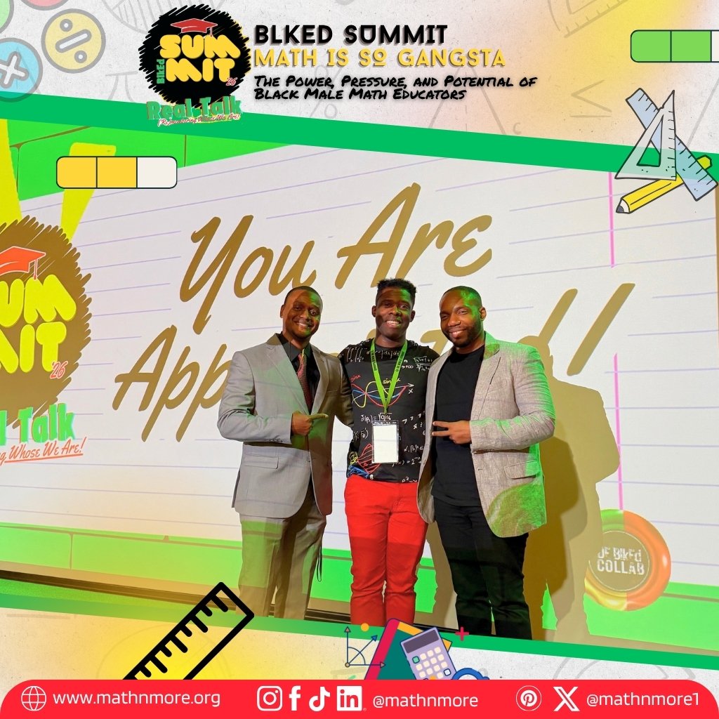 MathNMore1's tweet photo. RECAP 🎤🔥 #BLKEDSummit2026 was a VIBE! Dr. @Roblesz connected with Dr. Chris Emdin and found our stories and visions closely aligned. 🙌🏾

Thank you, BLKED, for giving us the space to share, connect, and build!

#MathNMore #MathIsSoGangsta https://t.co/ae7652cv0V