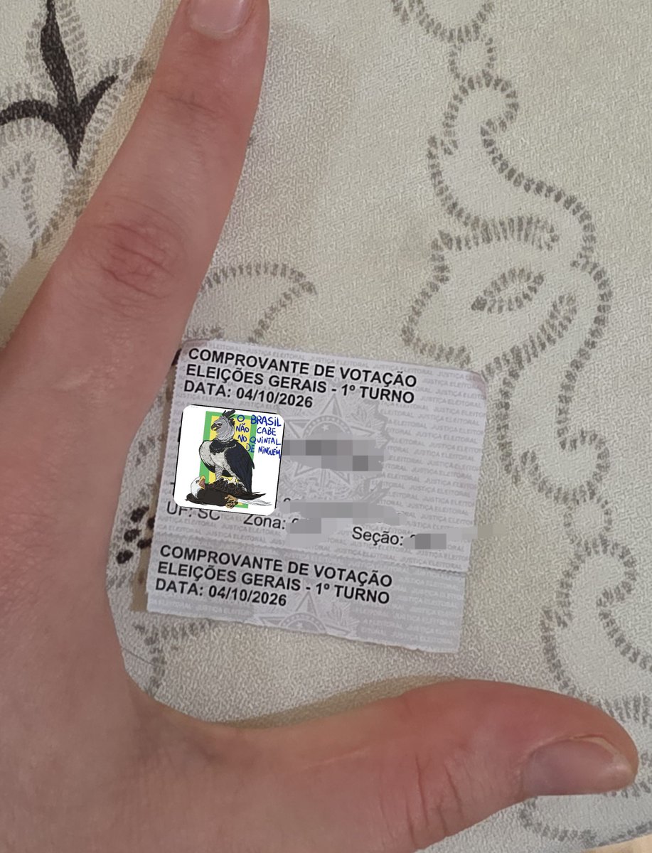 ach3rot's tweet photo. votei edmigos apertei 13 c força https://t.co/o5mdWn94Va