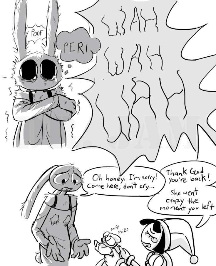Iam_DrJam's tweet photo. Stinky Jester

See! See!, he is happy! (Thanks for the 900 followers btw 💞)

#tadc #jax #pomni #funnybunny #fankid #preg https://t.co/1C9Oh3X8R8