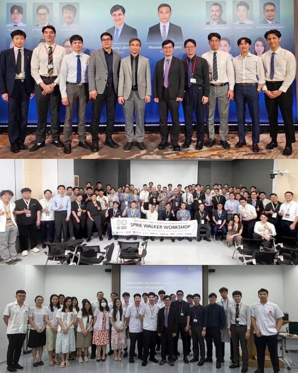 SamSompoom's tweet photo. I’m incredibly grateful to volunteer at the Spinewalker Workshop hosted by the Spine Society of Thailand and the Spine Unit of Chulalongkorn Hospital https://t.co/SaHrQxqRvu