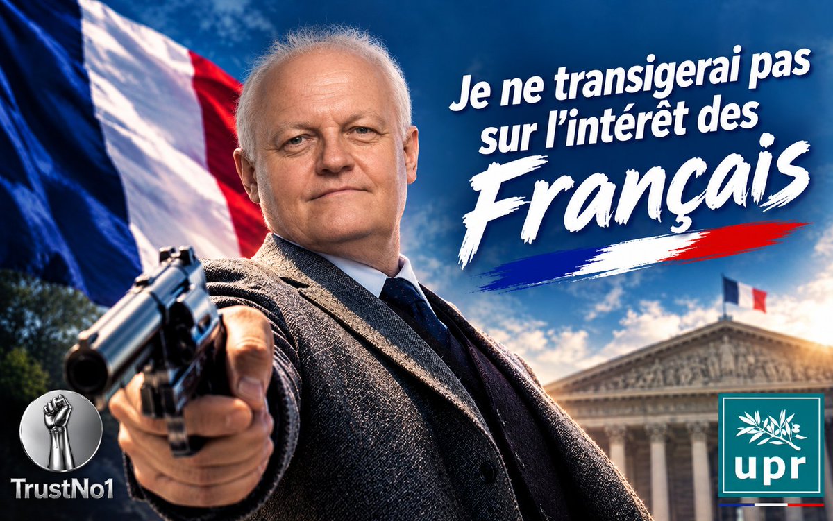 trustno168's tweet photo. @NoWar3Fr @f_asselineau @f_asselineau est sans aucun doute le seul à qui nous pouvons faire confiance

Pour une raison simple, voyez la censure féroce qu'il subit depuis des années. Cela prouve qu'il dérange l'oligarchie
#FREXIT #UPR #ASSELINEAU2027 https://t.co/UOfg7SunR8