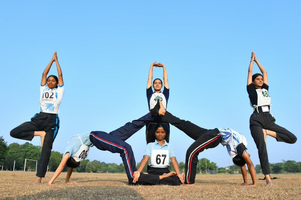NCCDte_TNPAN's tweet photo. Day 5 of #AIVSC26 began in stillness and closed in triumph! ✈️🔥

🧘 The morning opened with Yoga during PT, in keeping with the nation's drive to promote Yoga awareness and carry India's timeless gift to the world to its youth. For young cadets, Yoga builds physical balance, mental clarity and the inner calm that sharpens focus under pressure. A healthy body and a peaceful mind are the true foundation of a disciplined soldier.

🎯 The .22 firing competition followed, where breath control, concentration and discipline came together in every shot. Such training builds the composure and precision expected of a future officer.

🏛️ An educational visit to AFS Tambaram brought cadets to the Air Force Museum and the Kiran and Pilatus hangars. Standing before the machines that trained generations of aviators, they gained a deeper pride in the legacy they hope to inherit, and a QRT briefing taught them the value of readiness and swift response.

Fitness. Focus. Discipline. Courage. This is how NCC shapes tomorrow's leaders. 💪

Seventeen Directorates. One sky. Unlimited ambition.
stay awesome

@vatsvirendra1 @Sandy_Nanduri @grouphqchennaiB @HQ_DG_NCC @DazzleAlbatross