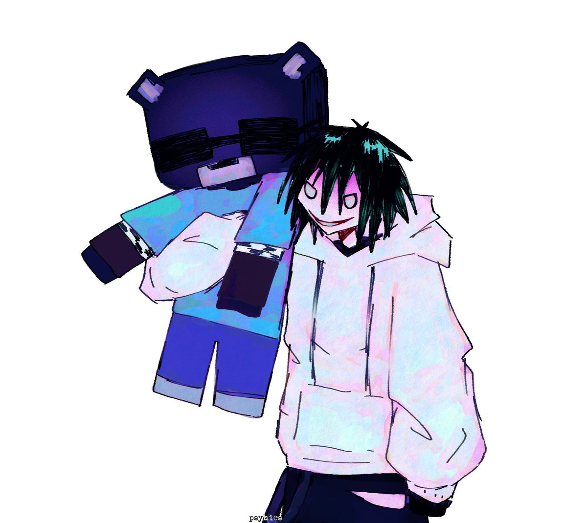 psyhies's tweet photo. ⁴ creepypasta 
#spreentober #spreenfanart https://t.co/2CJbw5SVER
