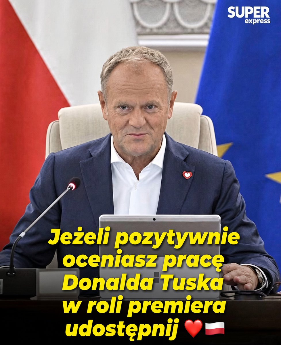 adam_banaszek's tweet photo. Dobranocka Drodzy Demokraci 🫂❤️😻🌹🤝

❤️🇵🇱 DONALD TUSK WRÓCIŁ. I POLSKA PRZESTAŁA BYĆ PRYWATNYM FOLWARKIEM JEDNEJ PARTII.

Przez osiem lat słyszeliśmy, że państwo to my, że media to my, że sądy to my, że wszystko, co nie klęka, jest wrogiem. 
Aż przyszły wybory i okazało się, że Polska nie mieści się w jednej kieszeni.

Donald Tusk nie wrócił po fotel. 
Wrócił po kraj, który Kaczyński trzymał za gardło: po instytucje, po sądy, po pieniądze z Unii, po poczucie, że obywatel nie jest petentem w partyjnym okienku. Wyrwał to, co dało się wyrwać z łap, które przez lata zaciskały się coraz mocniej.

Nie ma tu bajki o świętym premierze. 
Jest fakt: Polska znów ma rząd, który nie myli państwa z partią. 
I ludzie, którzy przez lata słyszeli, że nic się nie da, nagle zobaczyli, że się da.

Jeżeli pozytywnie oceniasz pracę Donalda Tuska w roli premiera, udostępnij ❤️🇵🇱
#SnaW