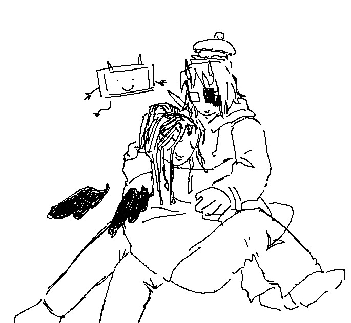 cindersnows's tweet photo. some #77noli i've drawn.. tmasc #007n7 x tfem #noli. based on the popular college au interpretation/forsaken's old lore but idk if i can call this forsaken atp

more doodles in the thread https://t.co/OB8AD6atFf