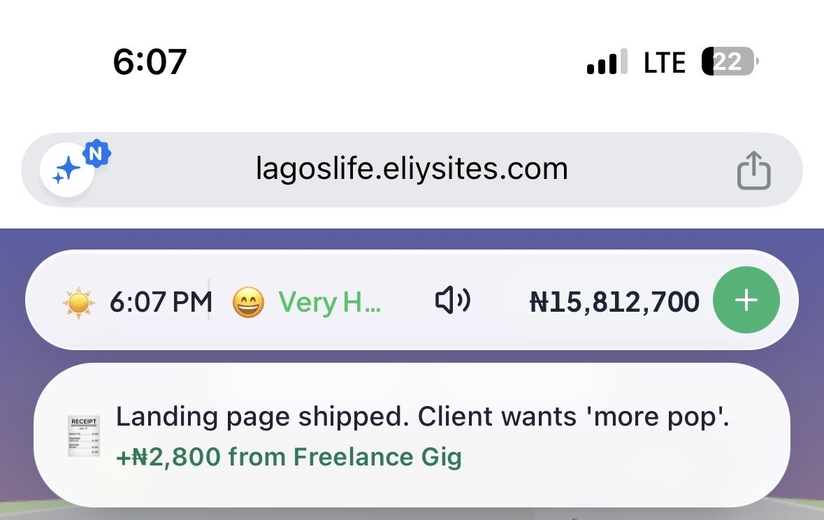 victorjack__'s tweet photo. See what freelancing in lagoslife game made me 😂😂 https://t.co/4UWDeJgJIz