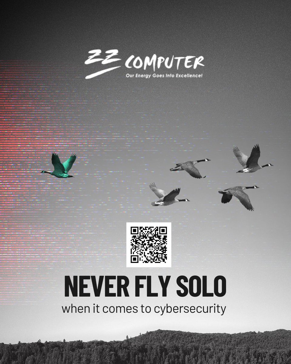 zzcomputer's tweet photo. Birds don’t fly solo for a reason. The formation helps them stay on course and go farther together.

Cybersecurity works in the same way. Internal IT employees know the business, but they shouldn’t have to cover every security challenge alone.

https://t.co/B9xldaQWsc

#ITSupport https://t.co/alpCbgQ4S9