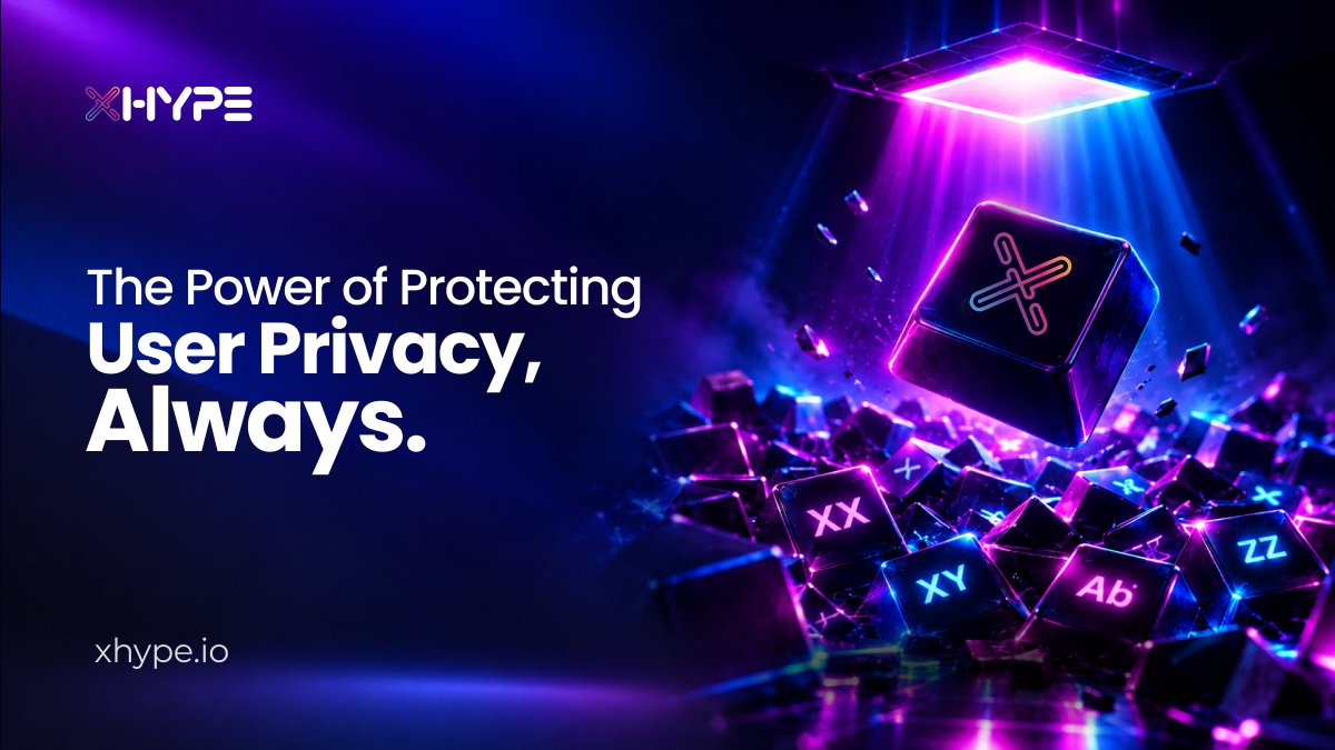 xhypeofficial's tweet photo. Privacy shouldn’t come second.

At Xhype, we put users first by building with privacy at the core of everything we do, powered by Verinex.

Privacy > Everything else. https://t.co/HANgLD7yW5