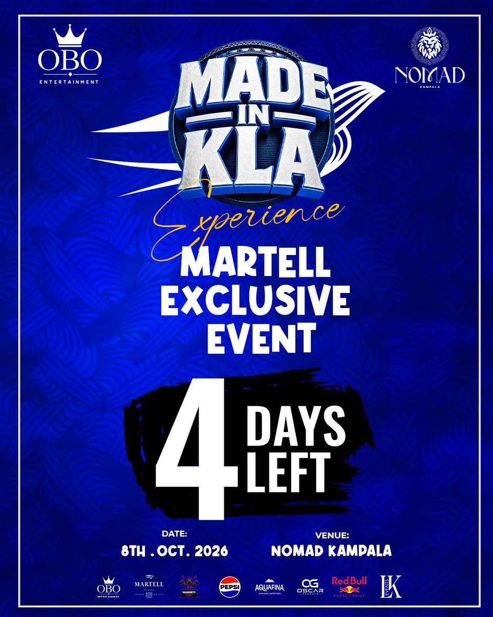 aggreykwangz's tweet photo. We only have 4 days left and we attack Nomad on 8th October for the biggest celebration. Party people I got plans for you all this the best option.
Let's make it happen
#MadeInKampala https://t.co/OAs330jqCx