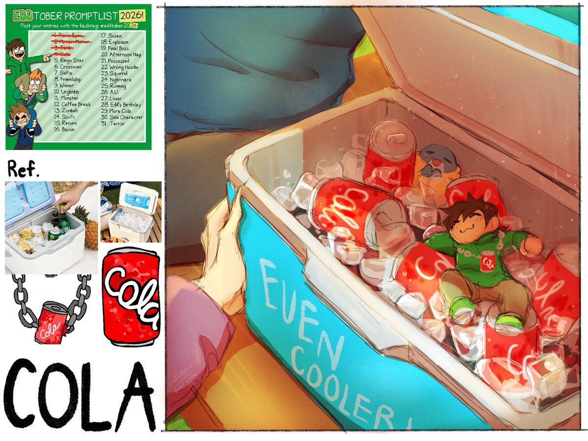 konjaibaap_1809's tweet photo. #eddtober2026 
Day4 : Cola https://t.co/7yN0HjZLwL