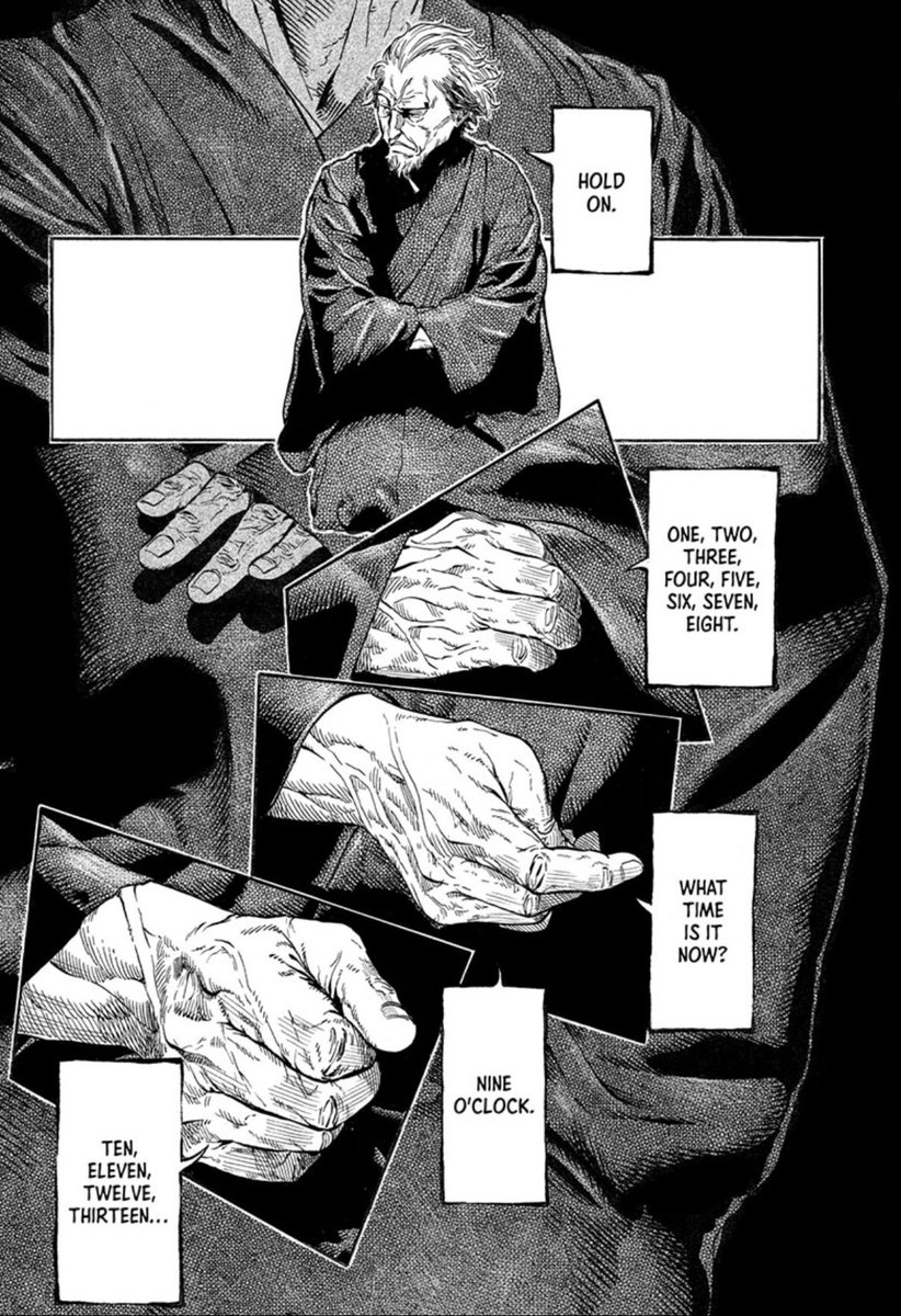 AlderDSBlue's tweet photo. The presentation for this story is mind boggling. The attention to detail on Issho’s hands. Every single action is drawn, down to the moment to moment movement. It feels like like they wanted you to have the feel of actually watching some of it in motion https://t.co/fnWQhxBaut