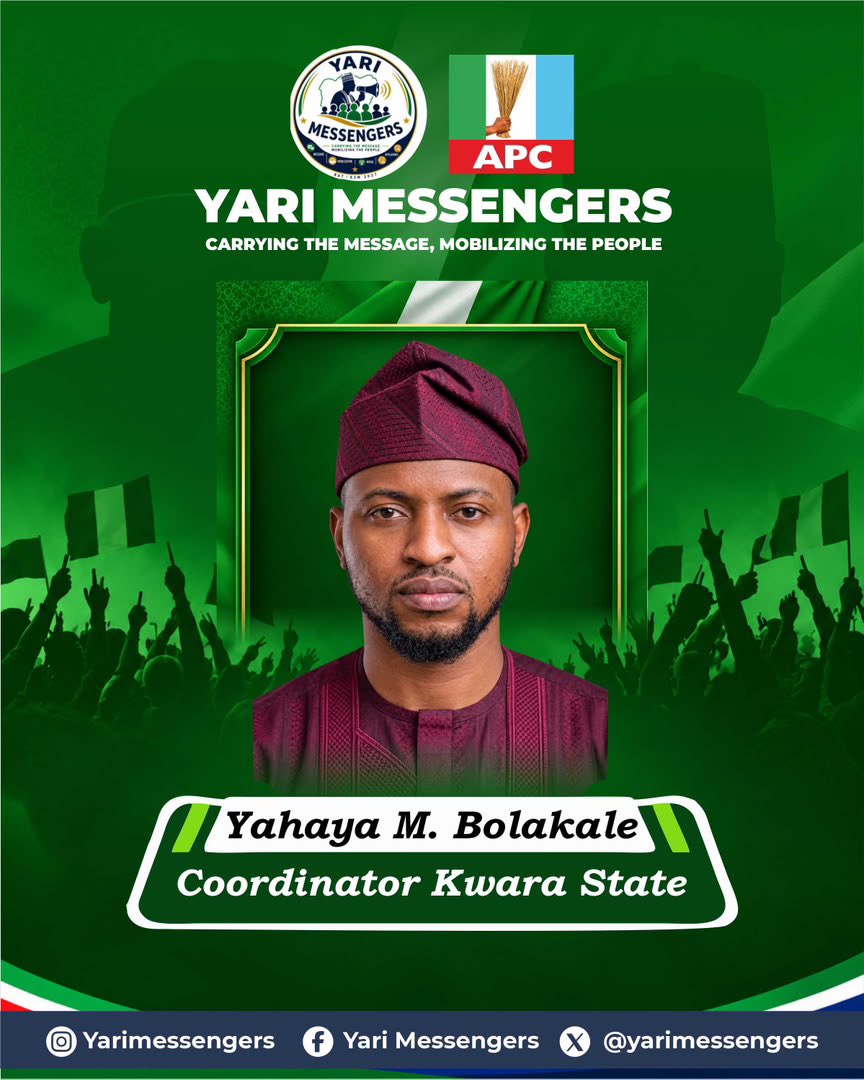 Yarimessengers's tweet photo. in the North-Central Zone.

These coordinators represent our commitment to building a strong, organized and people-focused movement across the region.

Here are our Coordinators for the North-Central States:
Benue State – Hon. Igbudu O. Victor
Kogi State – Hon. Obadiah S. Eta https://t.co/HFeqrSSF1V
