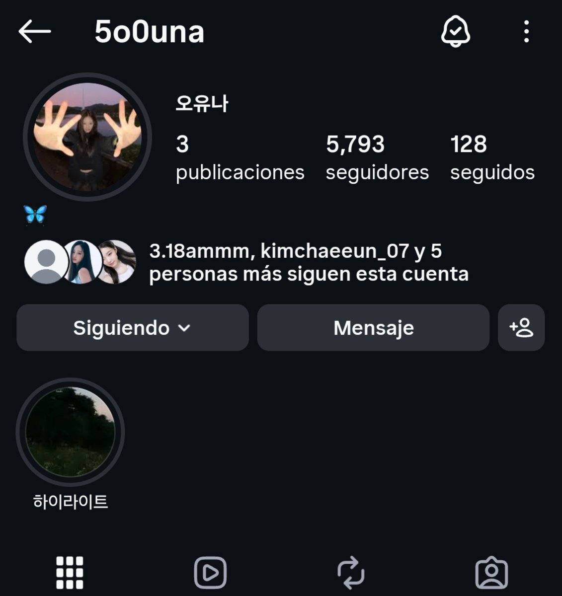 deer27519's tweet photo. ILAND 2 contestant OH YUNA has changed her instagram username from seoul_mi1k to 5o0una

#ILAND2 #아이랜드2 #OHYUNA #오유나 https://t.co/AjzqB5cWL4