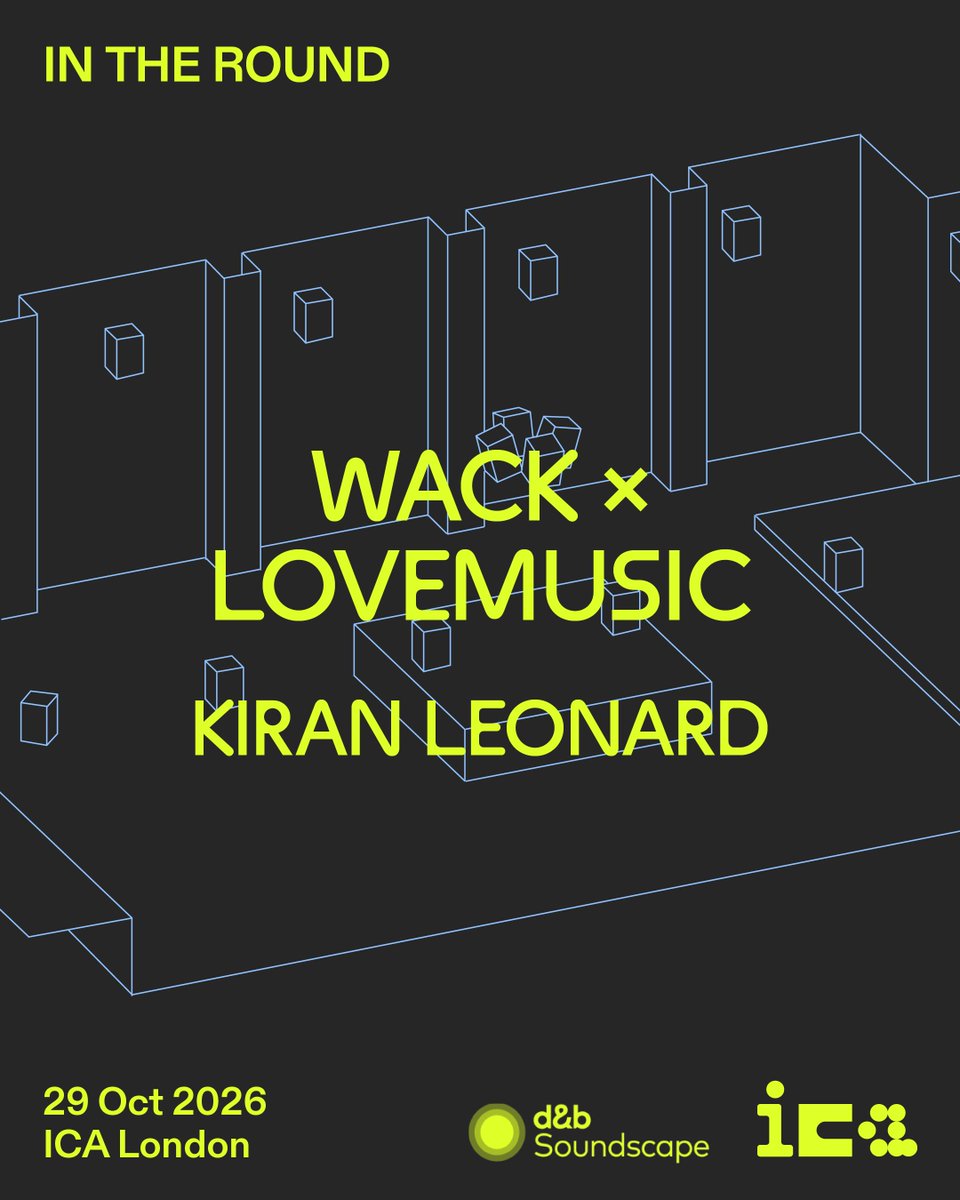 ICALondon's tweet photo. 🎶 Kiran Leonard joins WACK × lovemusic as support for their In the Round show on 29 Oct.

Strasbourg-based lovemusic join Jennifer Walshe &amp; Neil Luck (aka WACK) for 2 UK premieres.

🔊 Leonard brings noise rock, avant-folk, DIY no-fi &amp; more.

🎫 Tickets: https://t.co/peweepQ8Wq https://t.co/ueAAqA704f