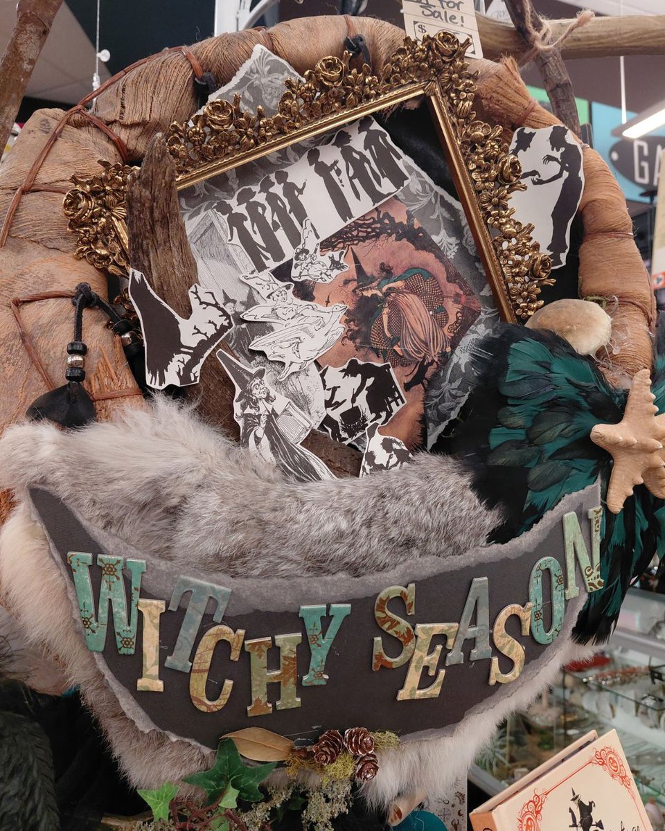 bookmans's tweet photo. We've got the books, you bring the broomstick. 🧹🐈‍⬛

Come into Bookmans and stock up on a little witchy magic this season. 🔮

#BookmansFinds #Witch https://t.co/bZxDDrB0pS