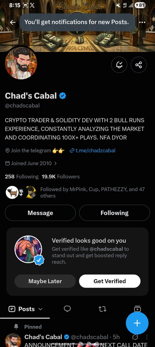 CryptoLogicAim's tweet photo. @DotComParker @chadscabal Parker I cannot thank you enough. You continue to show up throughout the years and bless your community I can say I am proud to be a follower before you pivoted to crypto you are an awesome role model and our chief in the trenches. It's truly a blessing to be your follower https://t.co/xQyj7QQHBk