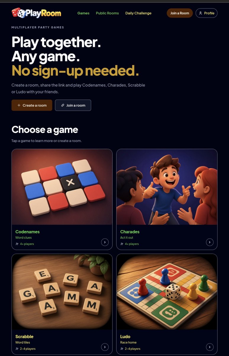 Illusionist_126's tweet photo. Since everyone's talking about the games they've built, my friends and I meet up at least once a week to play Codenames here. There are also a bunch of other cool team games you can play with your friends. Check it out here.⤵️ 

https://t.co/bhOryplhHS https://t.co/B5pjq2GbMq