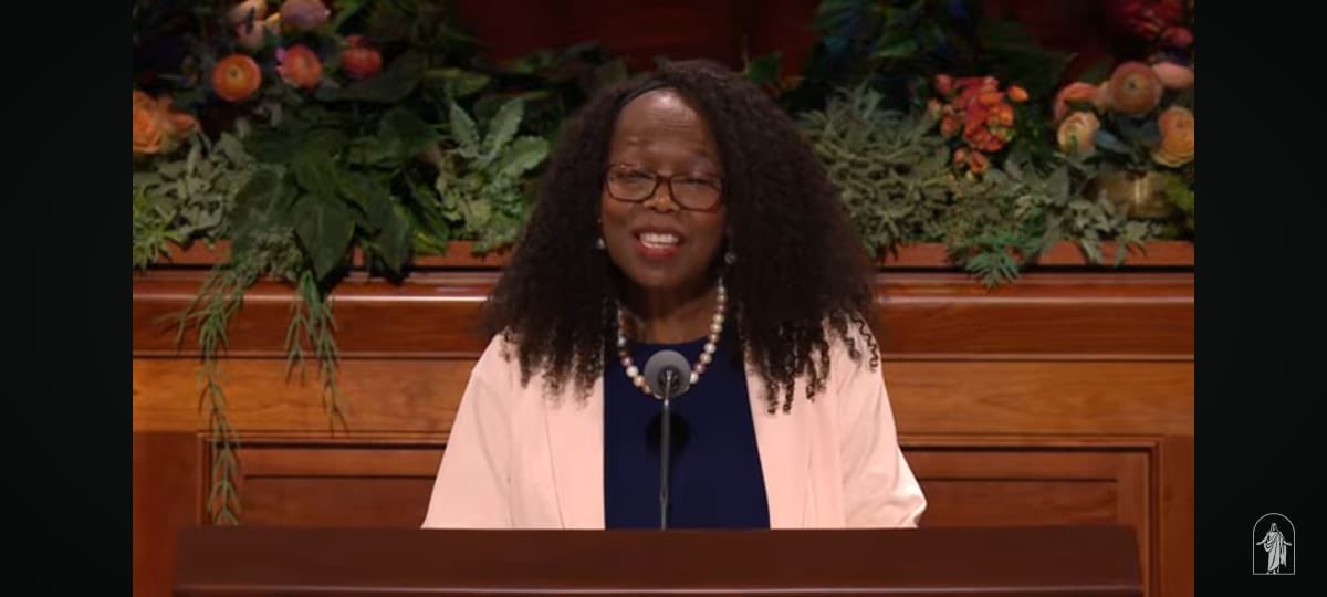 samylionone's tweet photo. Helping others felt seen as children of God can simply start by knowing their names. 

As disciples of Jesus we should try to see others and treat them accordingly. 

When we see others through the Savior's eyes, love naturally follows. 
#generalconfrence
 #lds https://t.co/dq16xviXkt