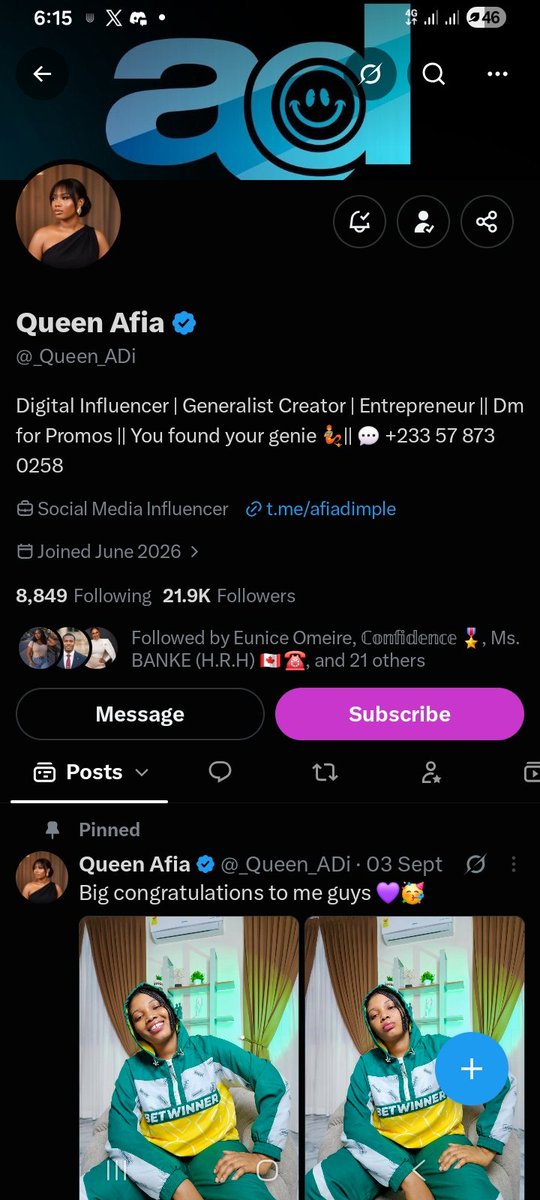 mrbright_onX's tweet photo. @Timmyofdelta @_Queen_ADi Foll9wed you both https://t.co/N2PPjuZEub