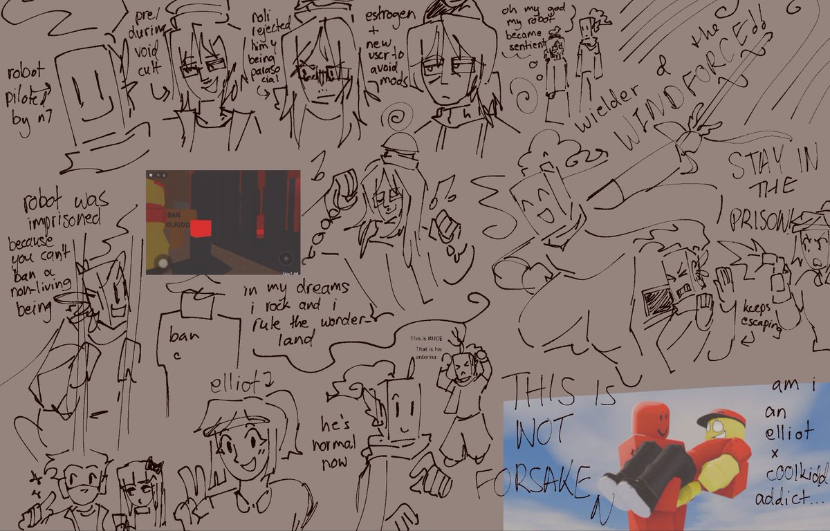 cindersnows's tweet photo. also incoherent #007n7 and #c00lkidd doodles from a roblox au i've been working on.. #c00lpizza if you squint (noli is there too but no one gaf about her) https://t.co/Uk0xuw5eaX