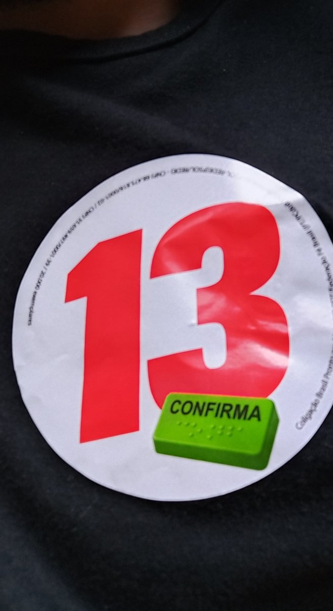 vitinhob2002's tweet photo. Com Lula no peito, apertei 13! Fiz o L! O Brasil é dos brasileiros. https://t.co/dpDkOfCVcY