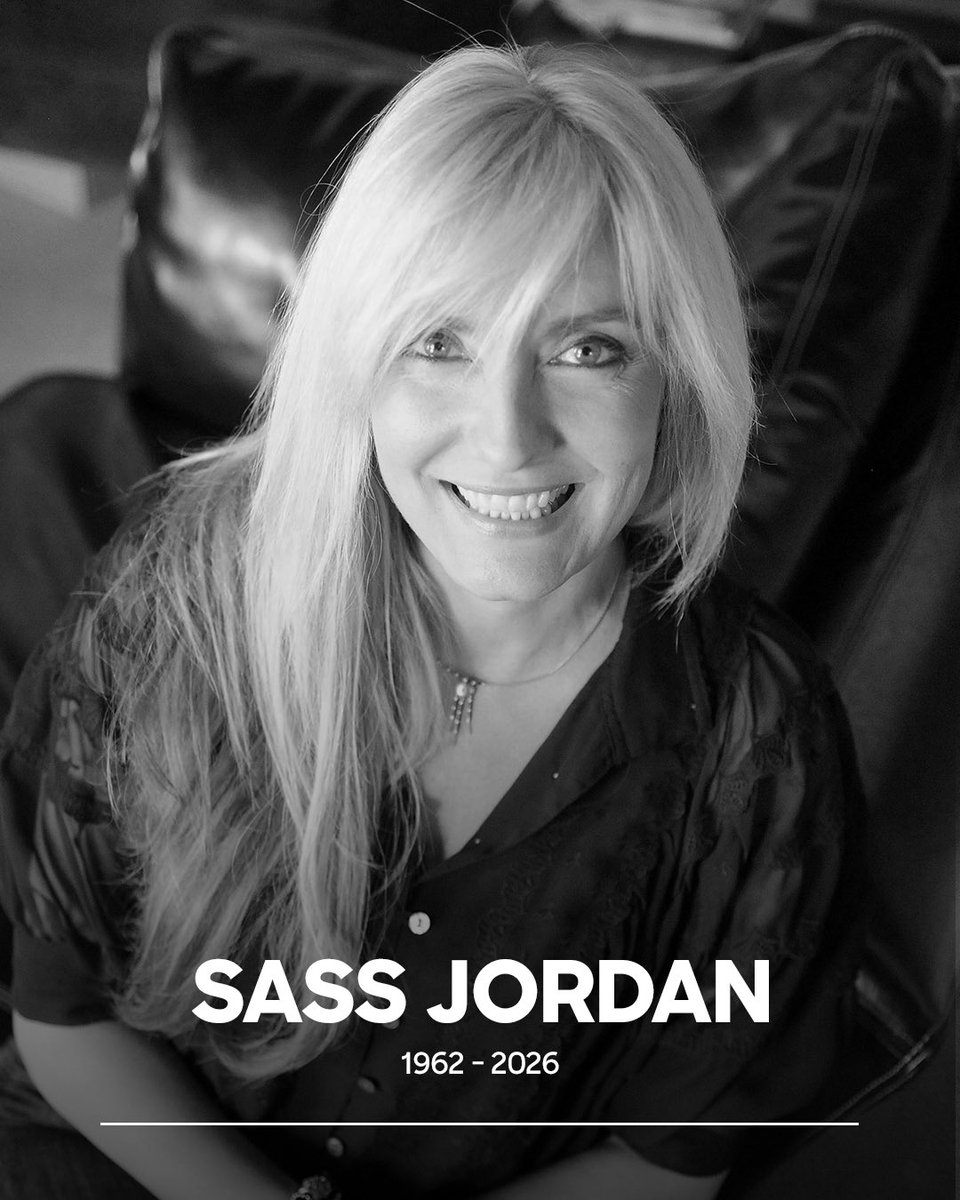 Much's tweet photo. Singer Sass Jordan has passed away at 65.๐๏ธ
From winning Most Promising Female Vocalist at the 1989 Juno Awards to her powerhouse rock albums and TV appearances, she was a true icon of Canadian rock๐ธ https://t.co/McENXfWO7p