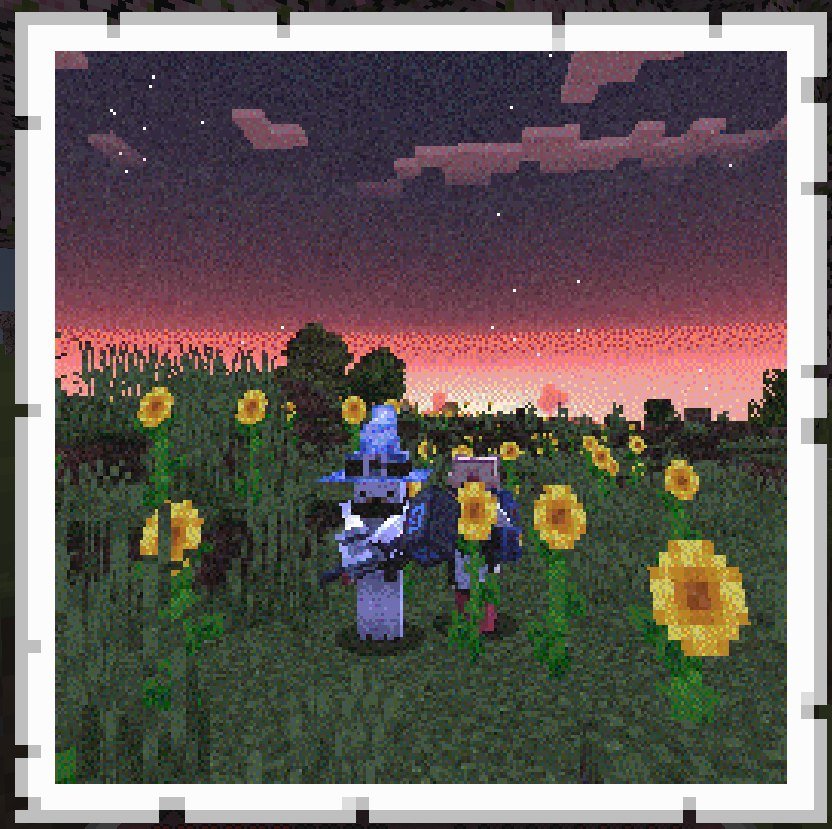 G_9711's tweet photo. Taking a break from writing — my friend and I got back into Minecraft with a solid modpack. Fun fact: this exact kind of playthrough with her is literally where the idea for my still-untitled comic came from. Never know when a save file turns into a plot.

#minecraft #game https://t.co/0OcG4IZ6Od