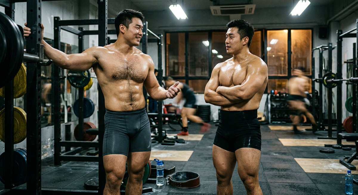 Uncle6_AI's tweet photo. Gym session with besties 😎💪🏽
#DarkAbsStudio⁠ #AsianFit⁠ #AIPhysiqueArt https://t.co/sdoyEGxrKj