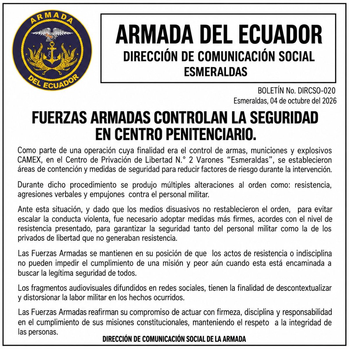 armada_ecuador's tweet photo. https://t.co/tHXxxakJTJ