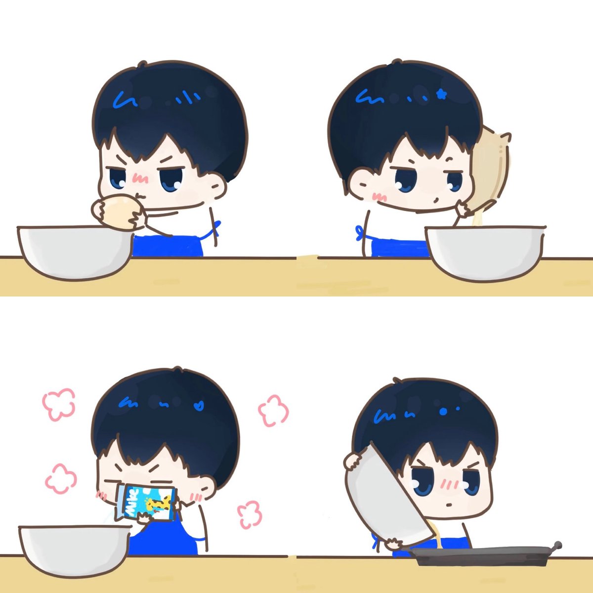 Cattus1119's tweet photo. #kageyama #haikyuu 🍪🍪🍪 https://t.co/zXM2tbhbd8