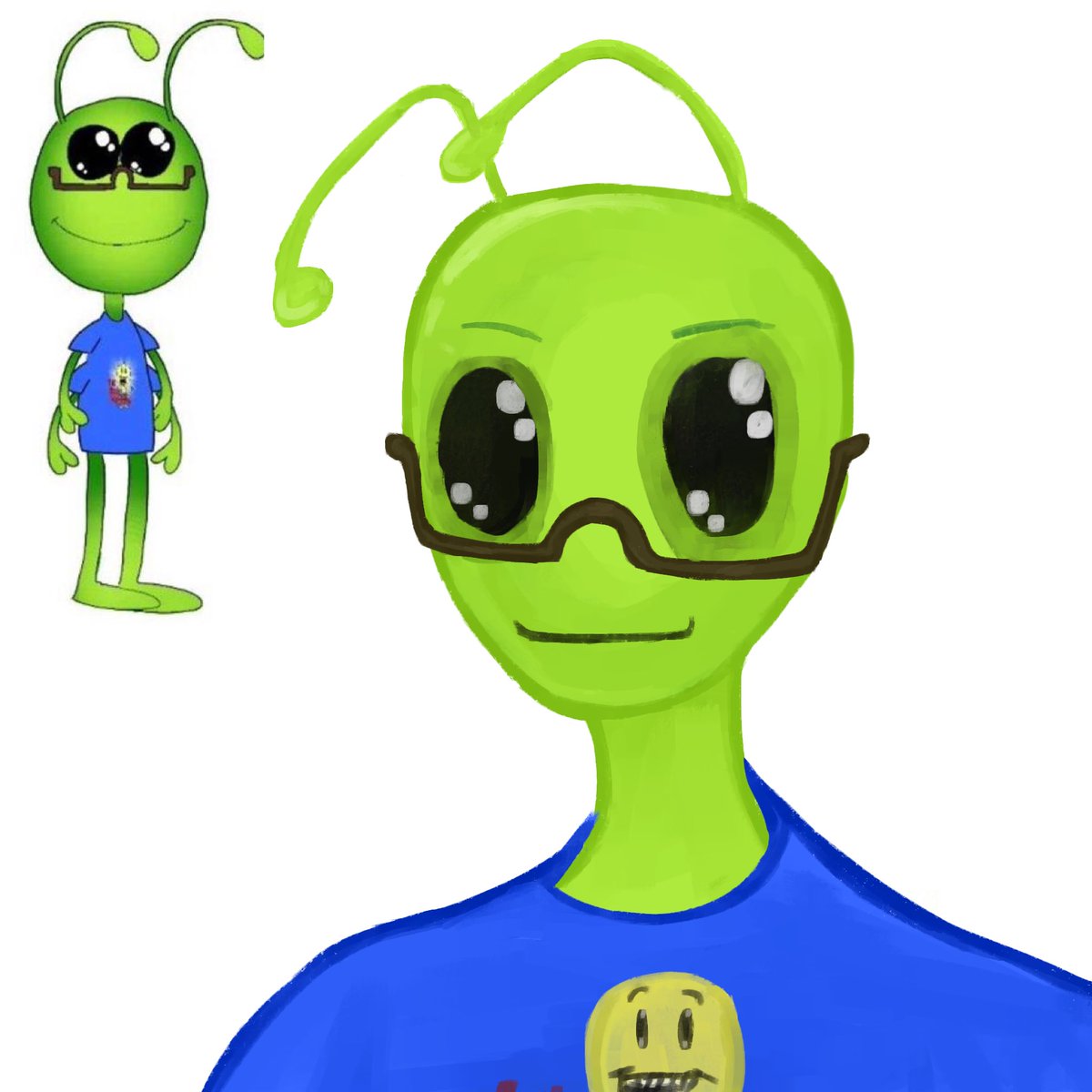 Spriteirlest's tweet photo. Our Martian Friend 👽 https://t.co/gj4dIgBqXW