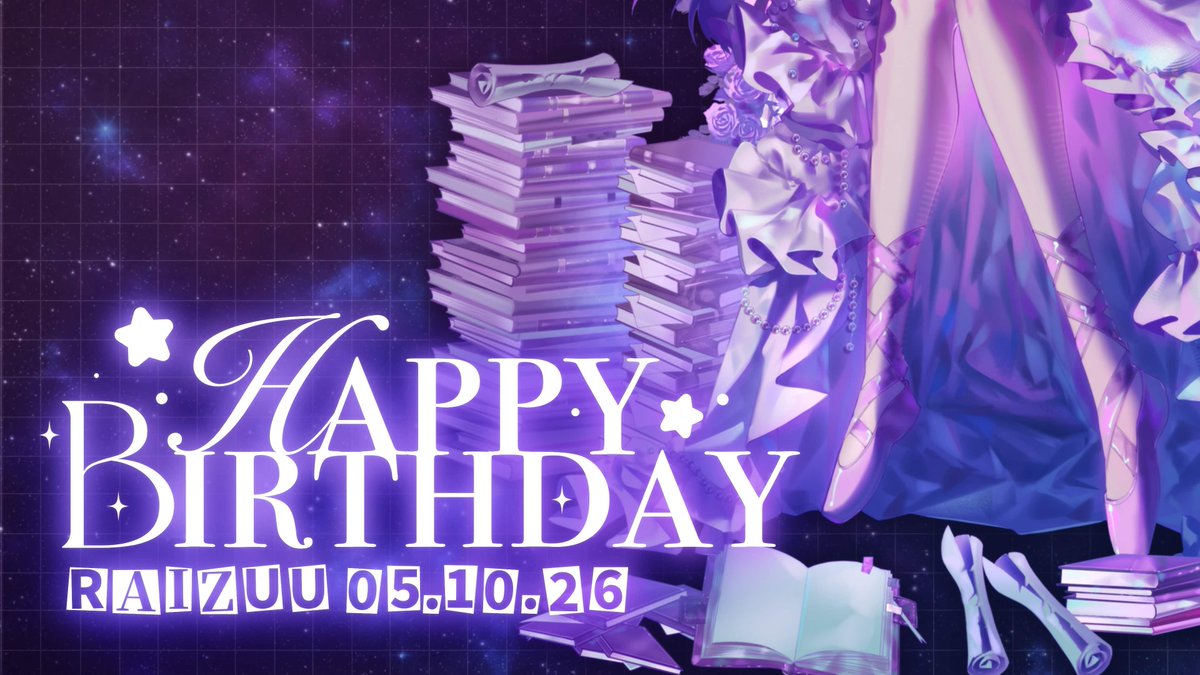 RakumitsuRaizuu's tweet photo. 【🔴RAIZUU BIRTHDAY 2026】วันนี้วันดีมีหนูมาเกิด 💜🐭✨
🗓️OCT 5 l 19:00 GMT+7
: https://t.co/qXqqu6rSzA

คืนนี้ หนูขอมาฉลองกับโนซูมิด้วยนะคะ!  
#Raiz2u #RaizuuBirthday2026 #withZuu https://t.co/fkHymKmpFd