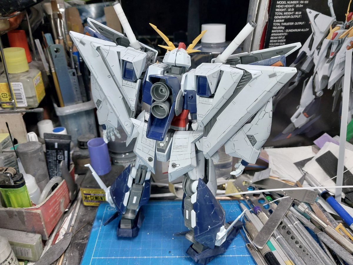 dagored00's tweet photo. Ξガンダム、ようやく本体のディテール入れ終えた https://t.co/dJbaT7YiVM