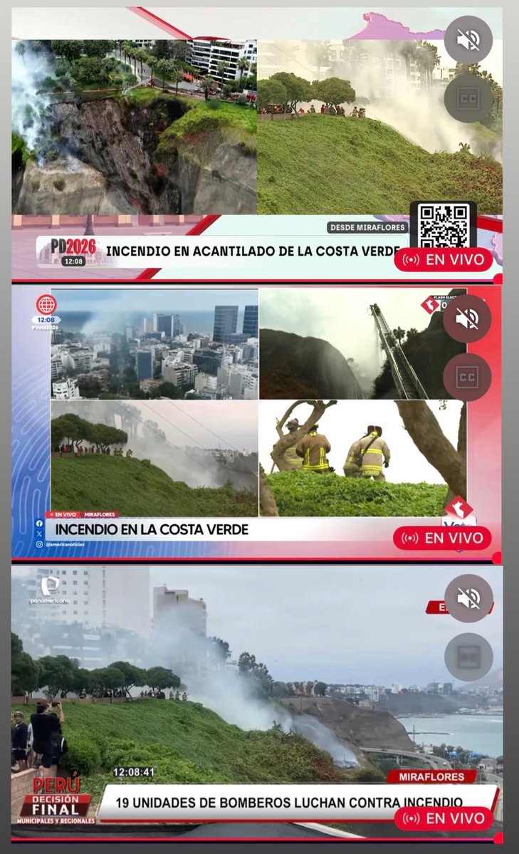 RemoSalvatierra's tweet photo. Realmente me encantaría que también le den la misma cobertura sistemática a los incendios forestales de Yanahuara (Cusco) y La Libertad (Huaraz). https://t.co/aic93FDBud
