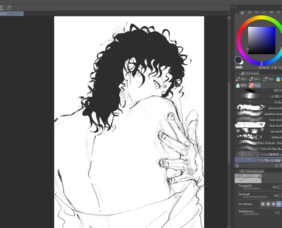 etsukirc's tweet photo. back view #mjart #wip https://t.co/QTspnaqa8Z
