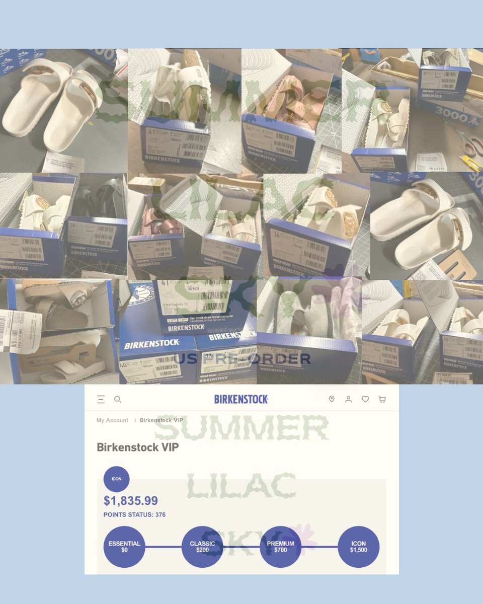 summerlilacsky's tweet photo. ✱  pre-order birkenstock  ✱

˗ˏˋ ราคารวมส่ง ´ˎ˗ 

*รับมัดจำ* 
ชิ้นอื่นก็รับค่ะ สอบถามก่อนได้  ·͜·♡

#พรีเมกา #พรีออเดอร์เมกา #พรีออเดอร์อเมกา #birkenstockthailand #พรีbirkenstock #birkenstockth https://t.co/M2dwugkI8d