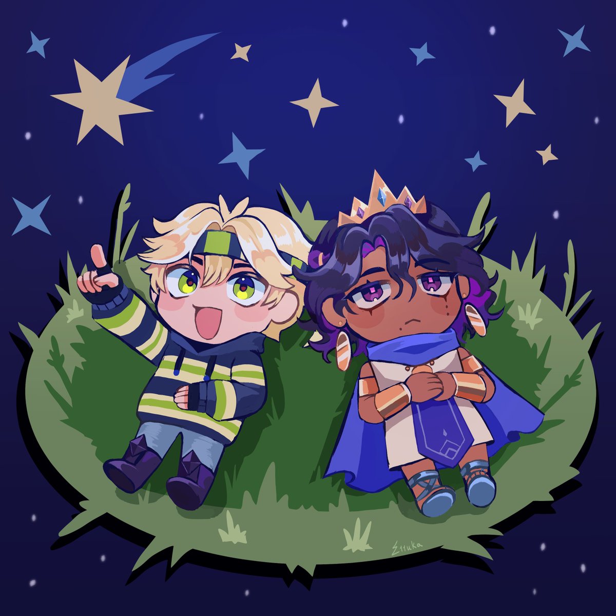 E11uka's tweet photo. Stargazing ✨ #evbo #seawattgaming https://t.co/son3krTpal