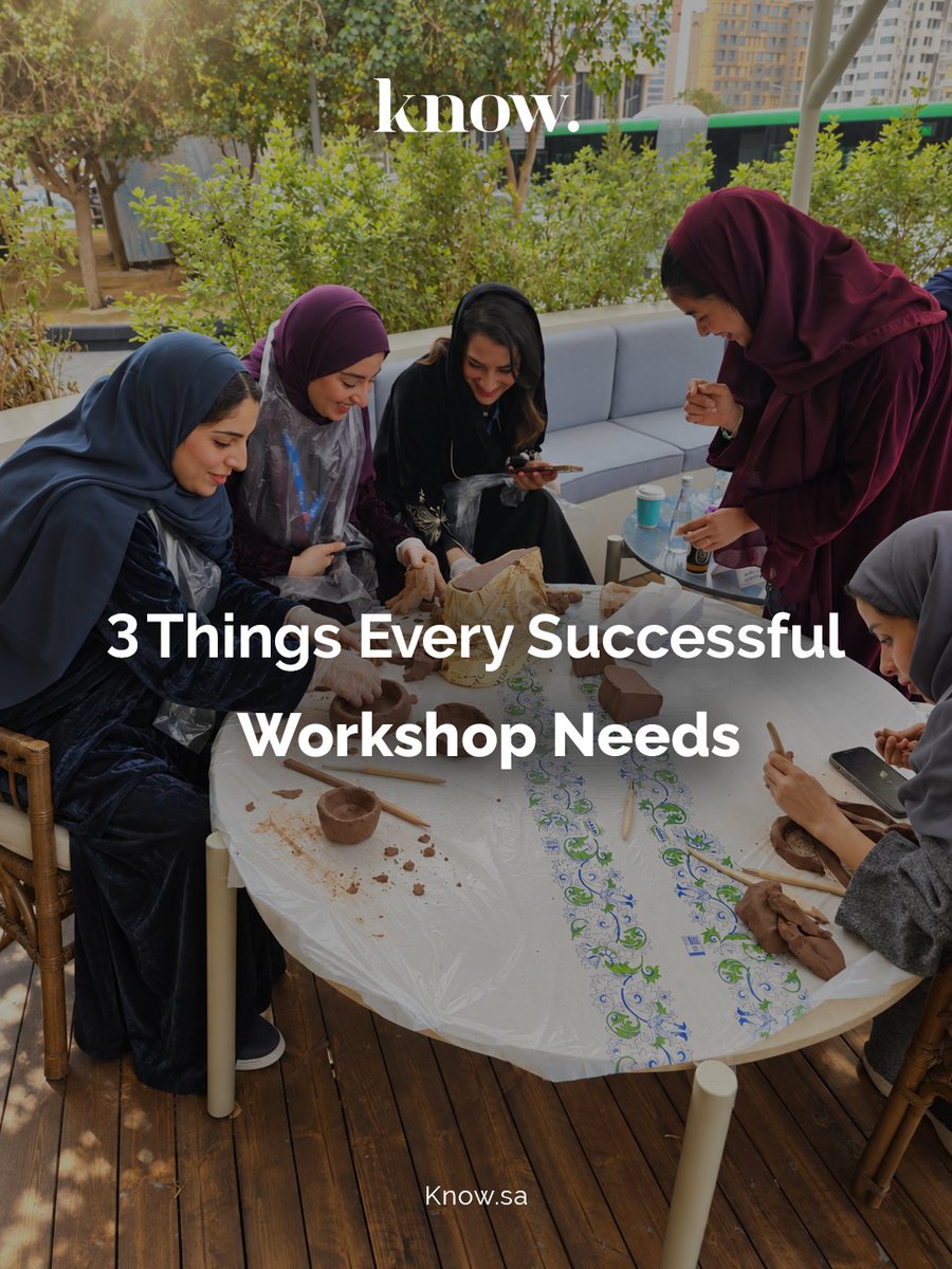 KNOW__sa's tweet photo. A successful workshop is built on creativity, expert guidance, and memorable experiences. ✨
 Discover how KNOW turns every workshop into a moment to remember.
الورشة الناجحة تبدأ بالإبداع، والخبرة، وتجربة لا تُنسى. ✨
 اكتشفوا كيف يحوّل KNOW كل ورشة إلى لحظة مميزة.

#KNOW https://t.co/O9YUvvxGag