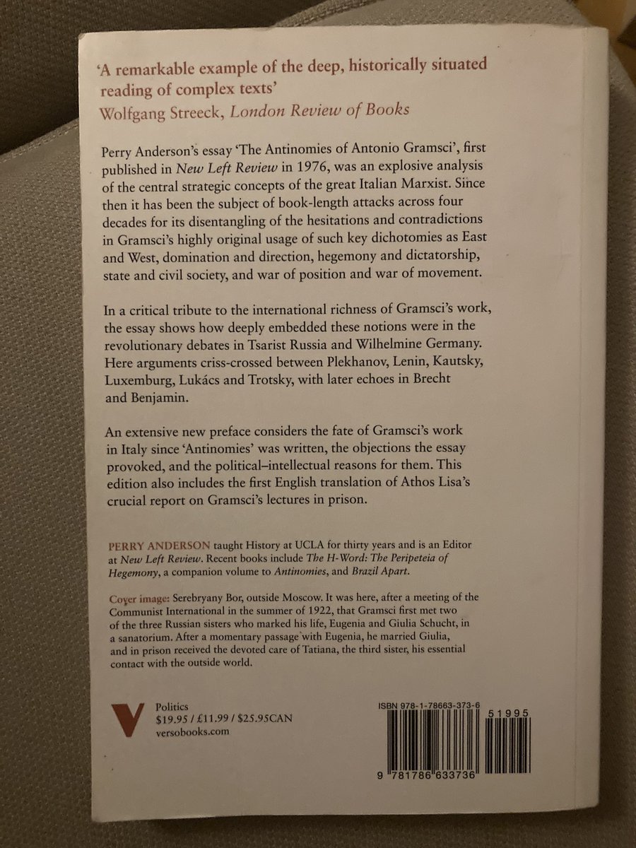 sgbrande's tweet photo. @mangan54b @LudwigUller Herregud, läs en bok istället för att använda Grok. Här får du ett tips, om du mot förmodan skulle vilja lära dig något om Gramsci i hans idéhistoriska och politiska kontext. https://t.co/ZdA5SSA5ei