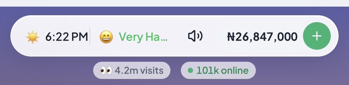 runnadev's tweet photo. 4.2m visits 
101k online

insane stats $lagoslife https://t.co/TzkpSRo0XL