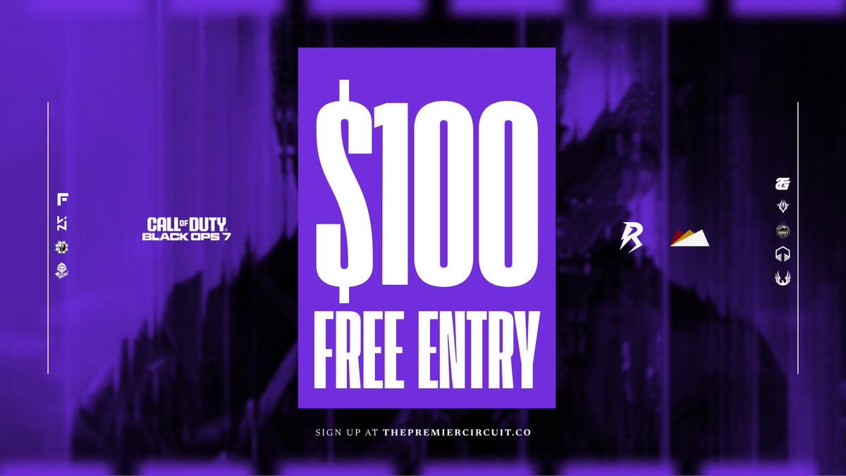 TPCircuit's tweet photo. ‼️ Black ops 7 send off ‼️ 

🔋 Powered by @RealTimeOpti 
⏰ Today 5PM ET 

⚔️ 4v4 Variant [HP // SnD // HP] 
🎟️ Free entry 
👇Sign up below https://t.co/ywXSTrqQW7