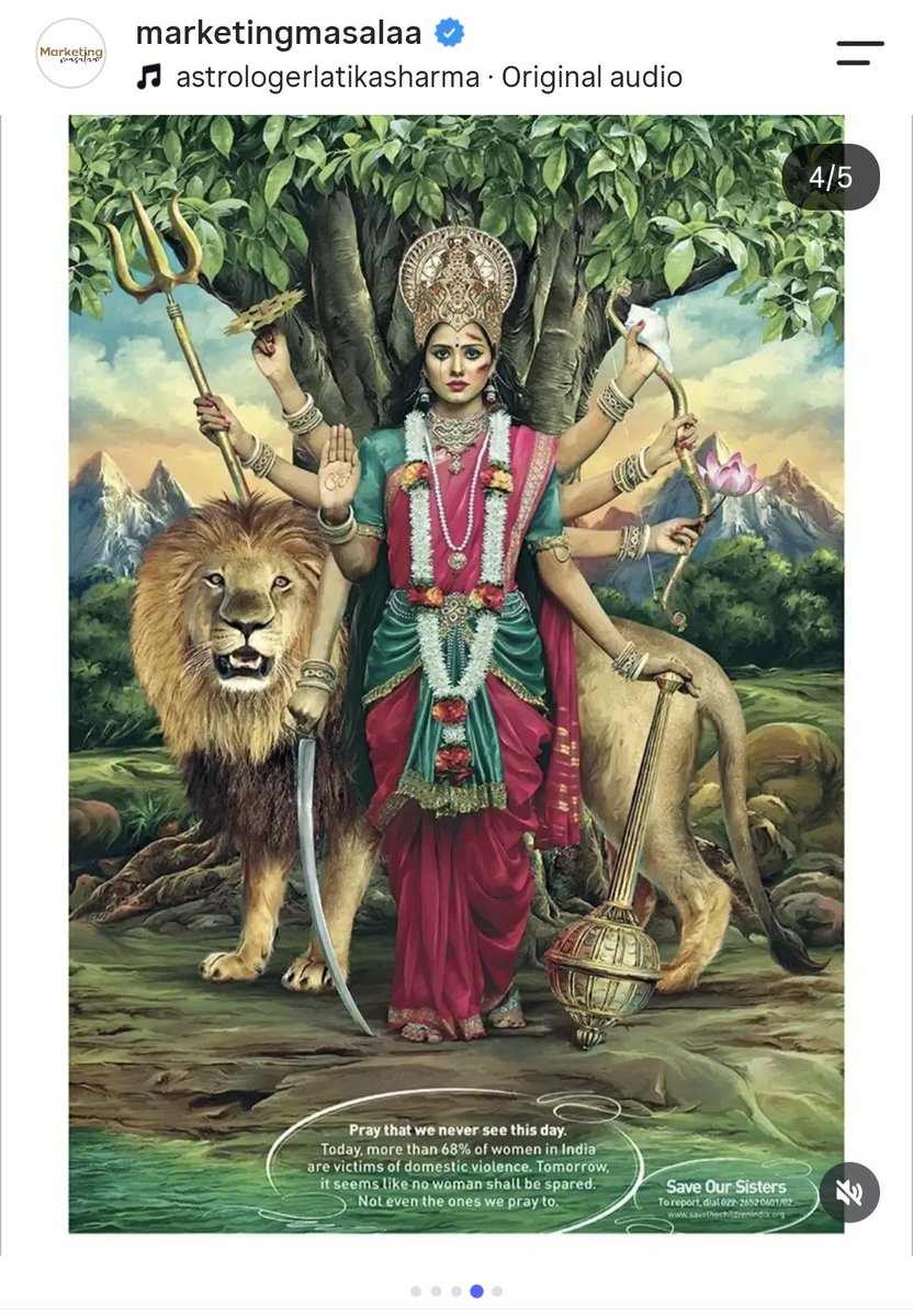 VidhwansakD's tweet photo. यह एक marketing Instagram handle है जो हमारे देवी देवताओं को target कर रहा है
#TargetingHindus
#InsultingHinduGods
#Hinduphobia
@Randomsenaog @VHPDigital
@BajrangDalOrg @HPhobiaWatch https://t.co/mqk3pKBOSk