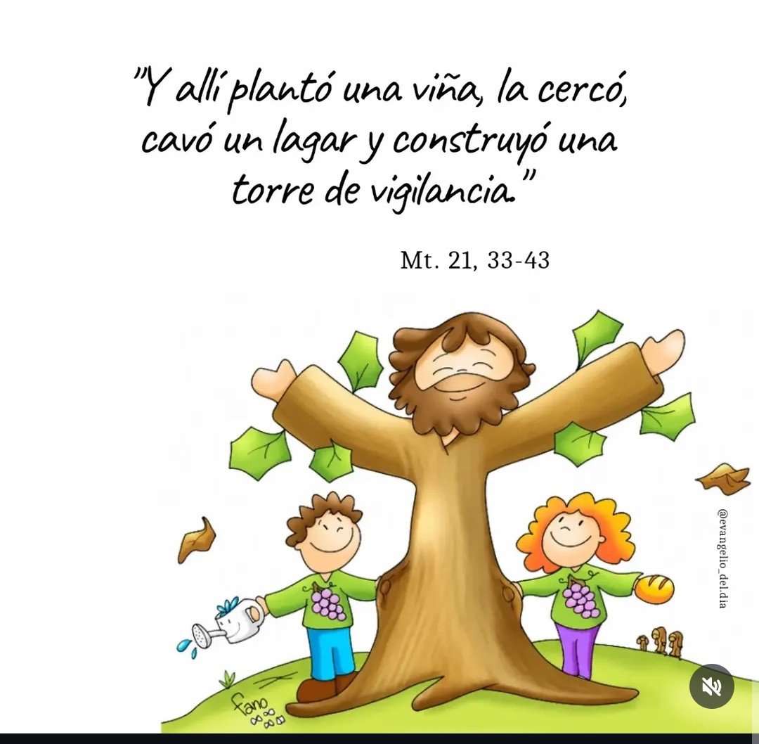 PortugalSalgado's tweet photo. 6✝️

43 Por tanto os digo, que el reino de Dios será quitado de vosotros, y será dado a gente que produzca los frutos de él.  
     Palabra del Señor🙏🏼 https://t.co/6y1VyuQ89s