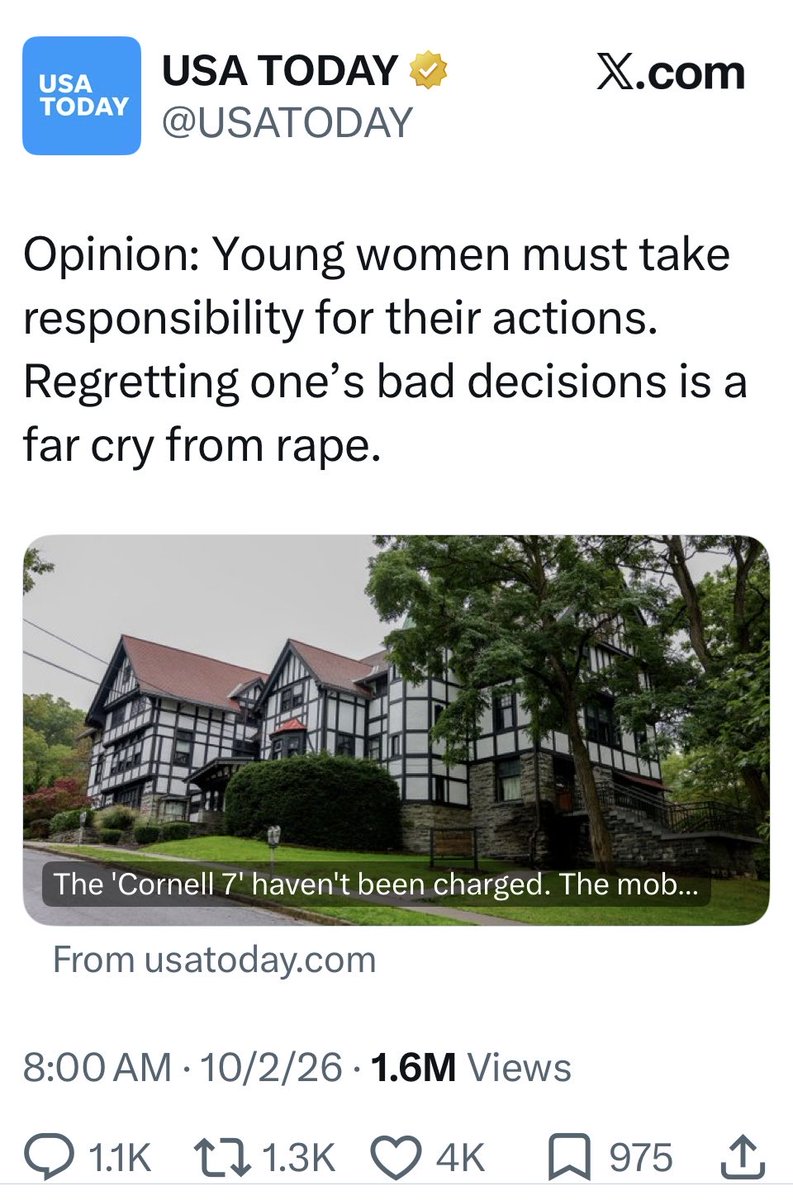 reignasupreme's tweet photo. @ClaraJeffery Did you see the insanely misogynistic opinion piece in USA Today by @Ingrid_Jacques? https://t.co/g8GFOkhwNR